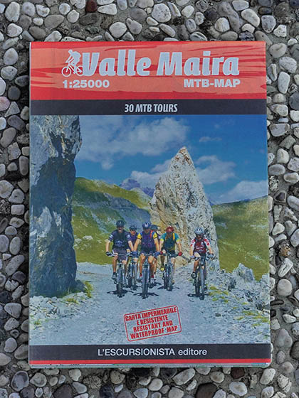 MTB TOURS Map - Valle Maira / Piemonte MTB TOURS Map - Valle Maira / Piemonte